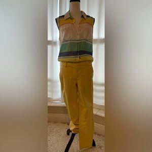 LOFT yellow Khakis